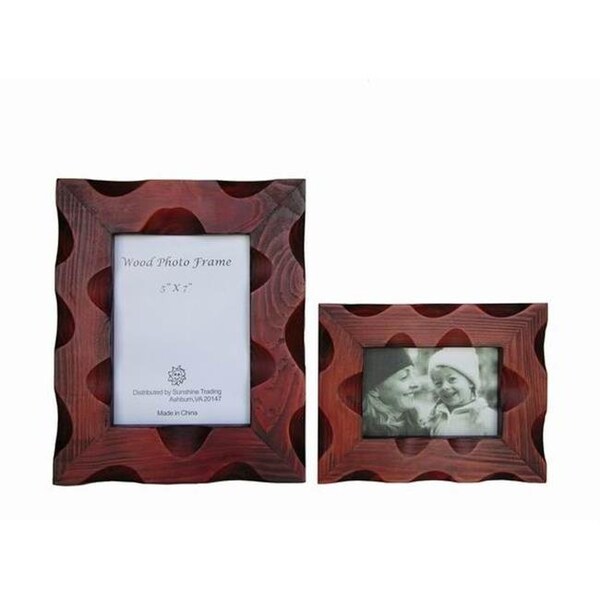 Sunshine Trading Sunshine Trading ST-34-7 Handmade Wood Photo Frame - 5 x 7 Inch ST-34-7 - main